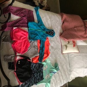 Under armour and Nike toddler size 4